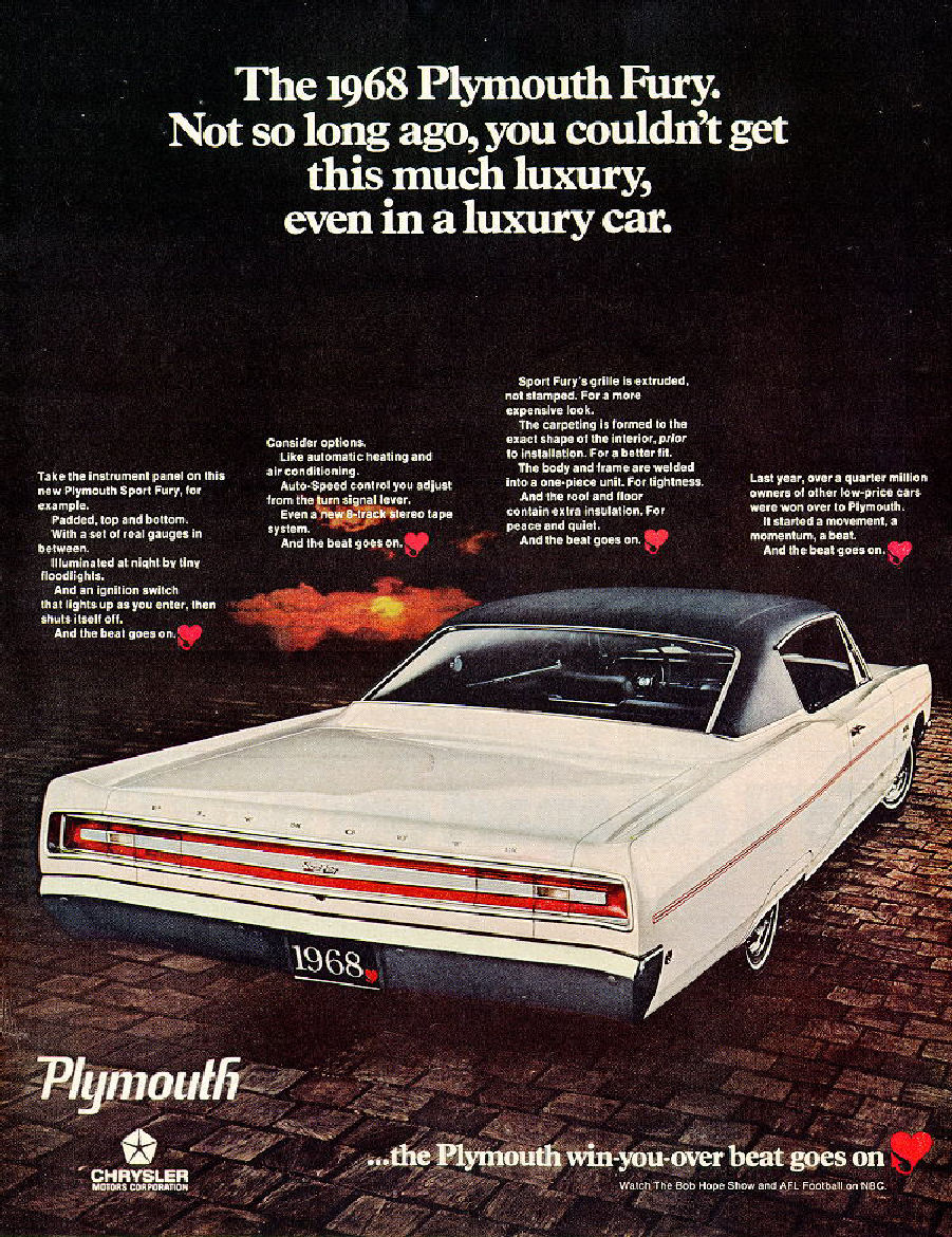1968 Plymouth 12